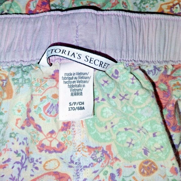 Victoria's Secret Pajama Lounge Pants Multicolor Women Size Small Pull On - Picture 2 of 3